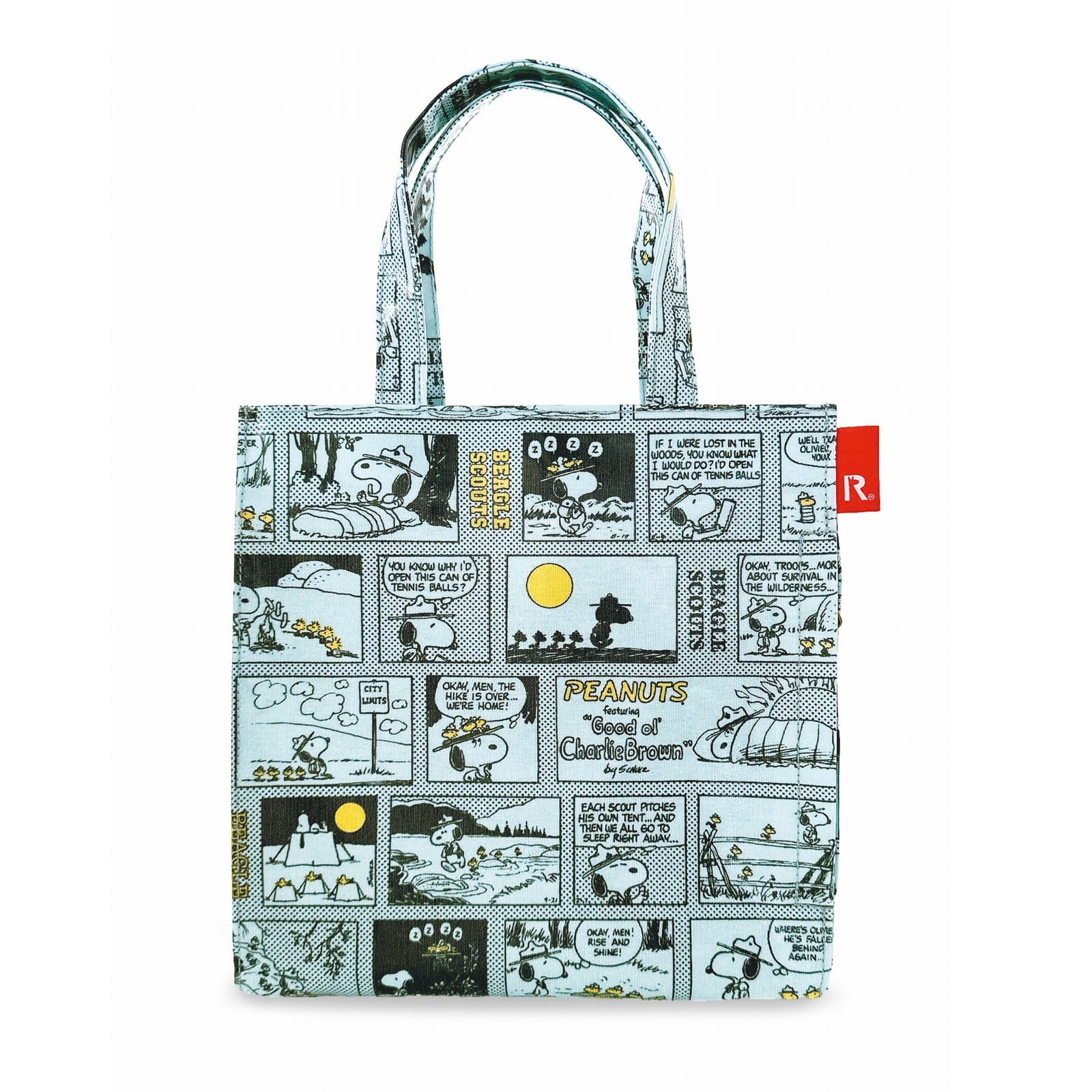 

Сумка-тоут Snoopy Laminated Mini IP Square Lami Peanuts Blue [Routeto] (860001 БигльСкауты)