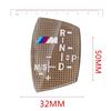 B4 A5 For BMW M 1pcs M Performance Car Gear Shift Knob Sticker Cover For Bmw M Sticker X1 X3 X4 X5 X6 X7 E46 E90 F20 E60 E39 F10
