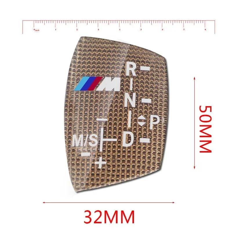 B4 A5 For BMW M 1pcs M Performance Car Gear Shift Knob Sticker Cover For Bmw M Sticker X1 X3 X4 X5 X6 X7 E46 E90 F20 E60 E39 F10