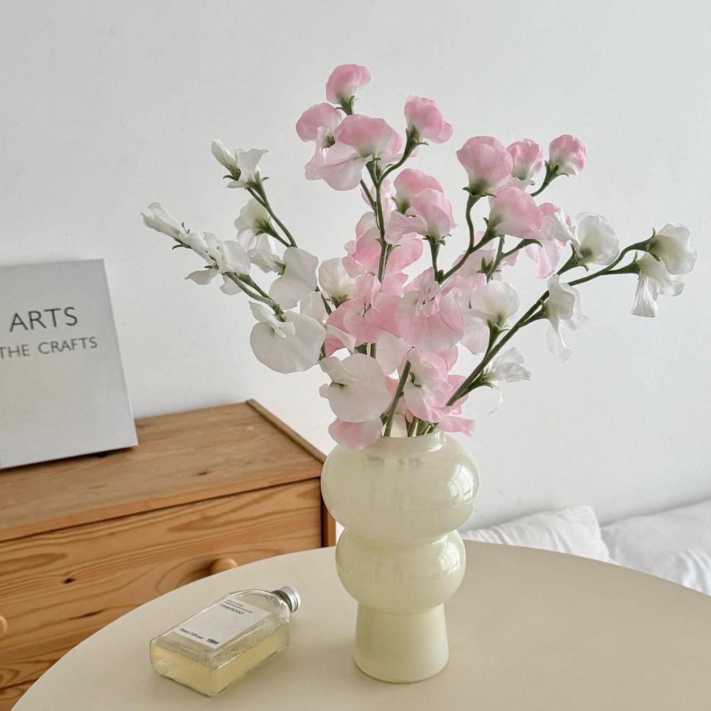 High-Quality Pink-Purple Scented Pea Flower Decor for Home & Wedding