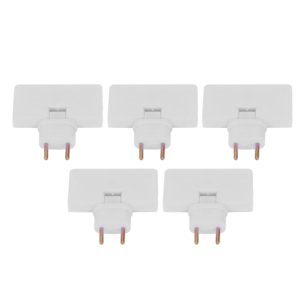 5Pcs  Socket Converter Cordless 180 Degree Extension 1 To 3  Adapter