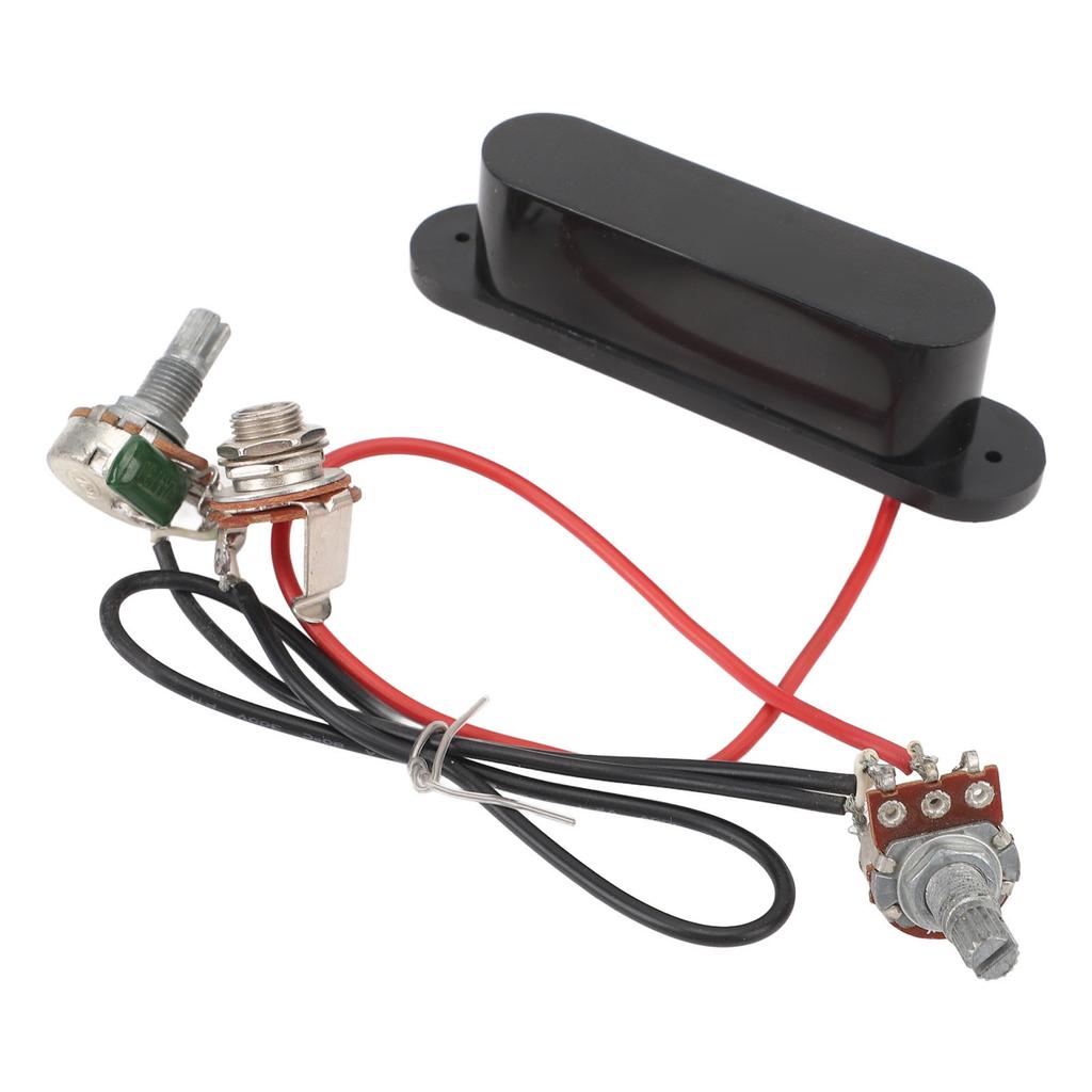 6 String Guitar Pickup Wiring Harness 500k Prewired Single Coil Pickups with Volume Tone Control for