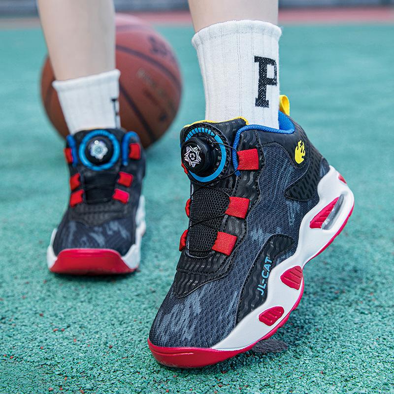 

Весенние и летние сетчатые детские вращающиеся кроссовки dunk с воздушной подушкой для молодежи 28 кроссовки для бега 30 обувь Jinjiang 40 чёрный