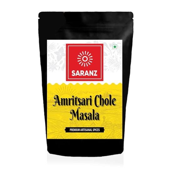 

SARANZ Амритсари Чоле Масала Идеально для приготовления, Готово к использованию, Без добавленных красителей, Порошки специй и Масалы, Масала Чана Чоле - 200 грамм