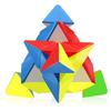 Speed Cube 3X3X3 Pyramid Stickerless Triangle Puzzle Smooth Easy Turning Educational Toys For Kids Boys Girls Zauberwürfel