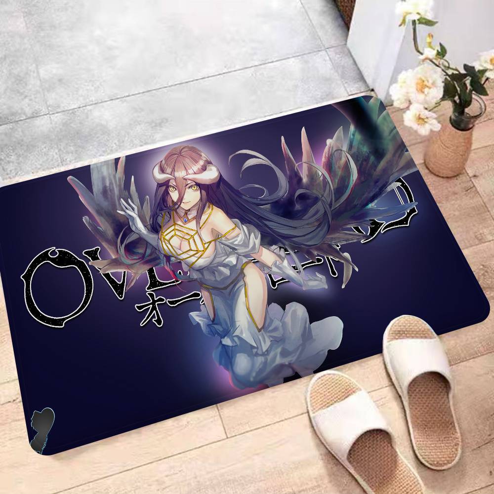

Animated O-Overlord Door Mat Washable Non-Slip Living Room Sofa Chairs Area Mat Kitchen Doormat Area Rug 40x60 cm