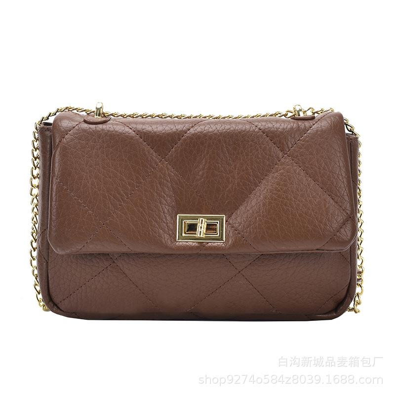 Fashion Temperament Chain Small Bag Women's 2025 New Explosive Versatile Crossbody Bag Popular Foreign Style Commuter Shoulder Bag