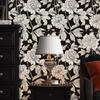 French Retro Floral Wall Stickers Self-adhesive Wallpaper Furniture Renovation Room Bedroom Wallpaper Waterproof Contact Paper