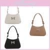 Trendy Women's Butterfly Bow Shoulder Bag 2024 Fashionable Candy Color Crossbody Bag