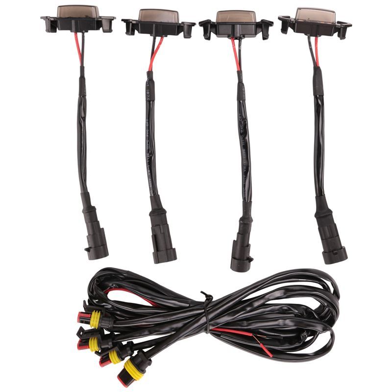 Powerful 12V LED Daytime Running Light Wider Light For Tacuma Mid Grille Small Yellow Light One Tow Four Black Case Yellow Light