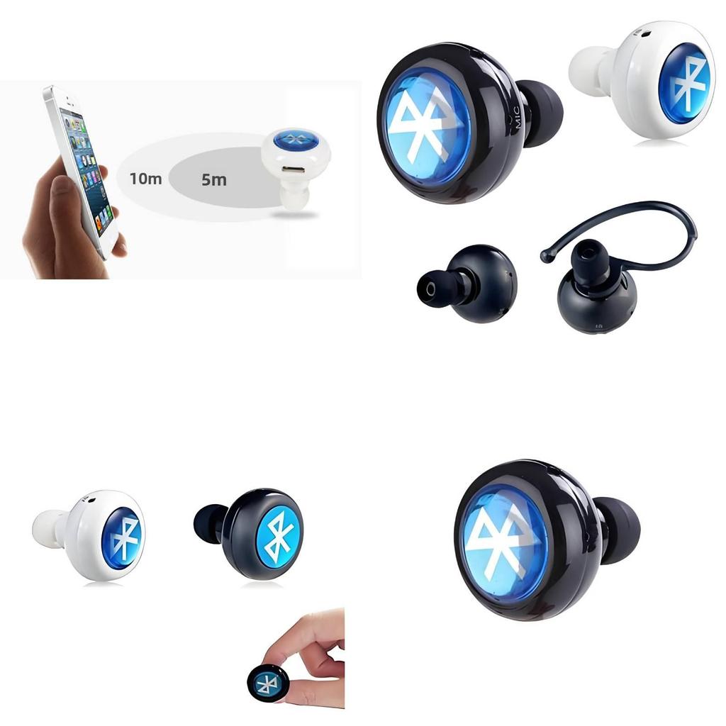 Bluetooth Earbuds Wireless Stereo Earphones With 10m Range For Music And Calls