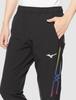 Mizuno MC Line Tech Shield Training Size 32MD2653 Pants, Windproof, Water-Repellent, Stretch, Black, 2XL,
