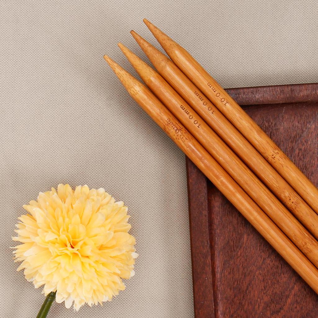 Zestaw bambusowych drutów do robienia na drutach: Pełny zestaw do szalików, swetrów i nie tylko