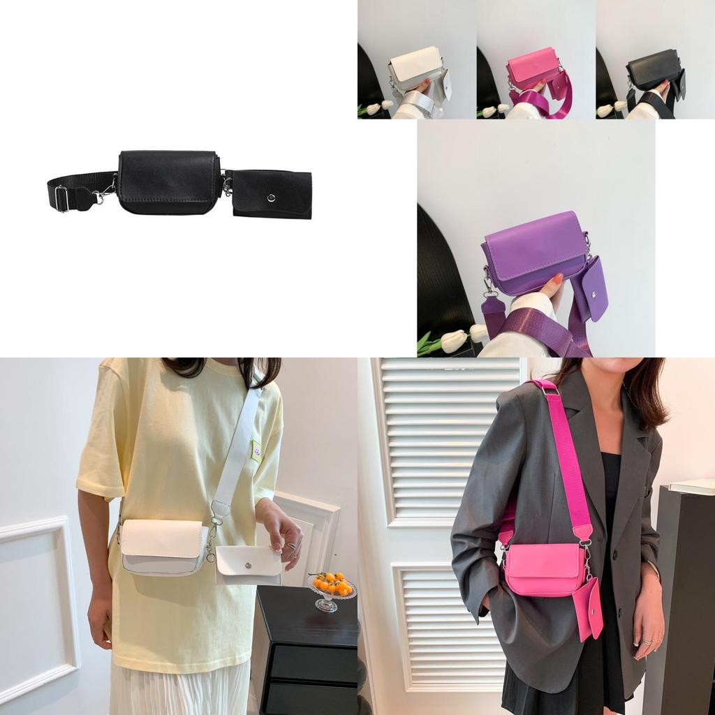 Trendy Fashionable Small Square Bag For Women Versatile Pu Shoulder Bag In Elegant Colors