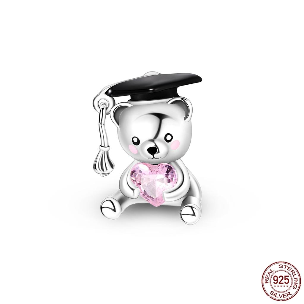 Copper Elephant Gathering Panda Pendant Charms Beads Fitoriginal Bracelet Diy Birthday Jewelry Gifts For Women