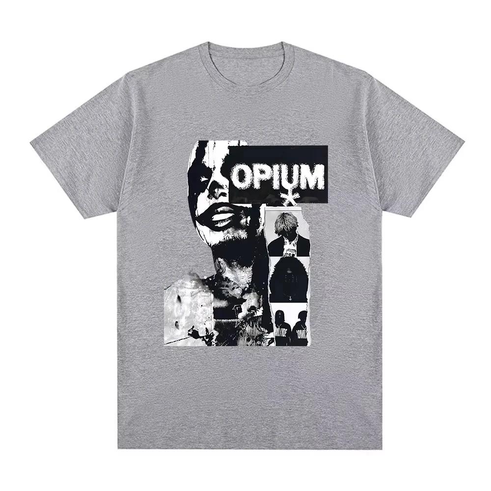 Rapper Playboi Carti TShirt Opium Ken Carson Destroy Lonely Gothic T Shirts Unisex Women 2026 Fashion Vintage Short Sleeve Top