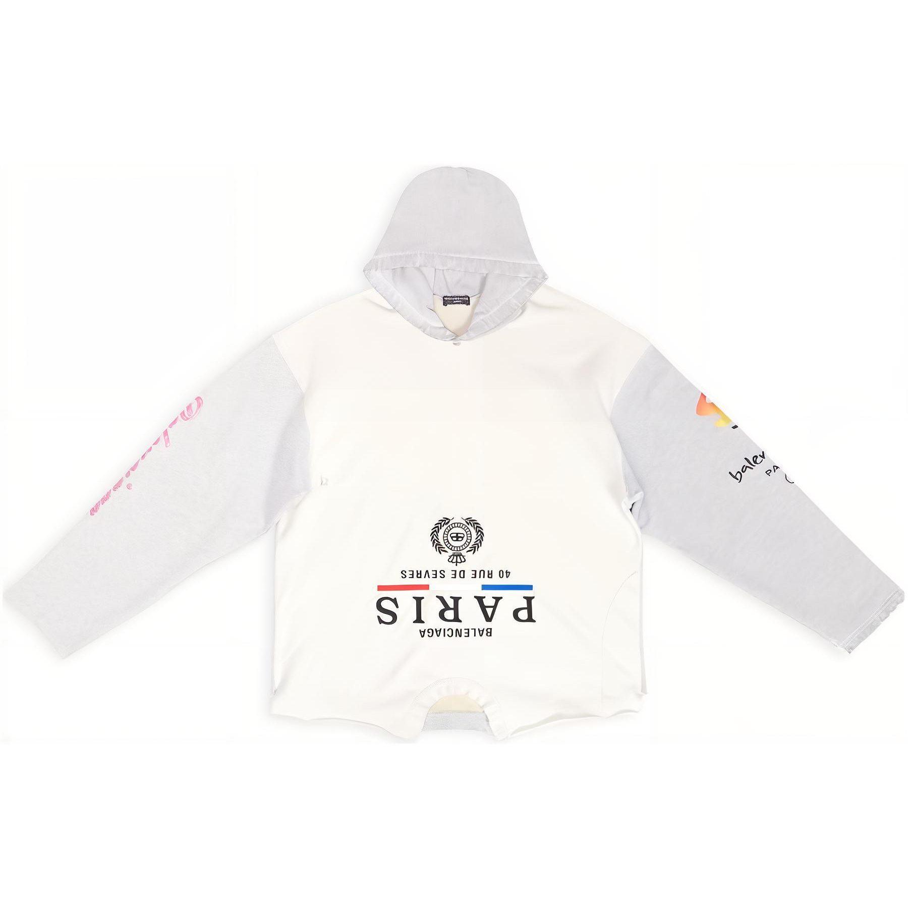 Balenciaga Upside Down Hoodie 698156TMVD19000 1