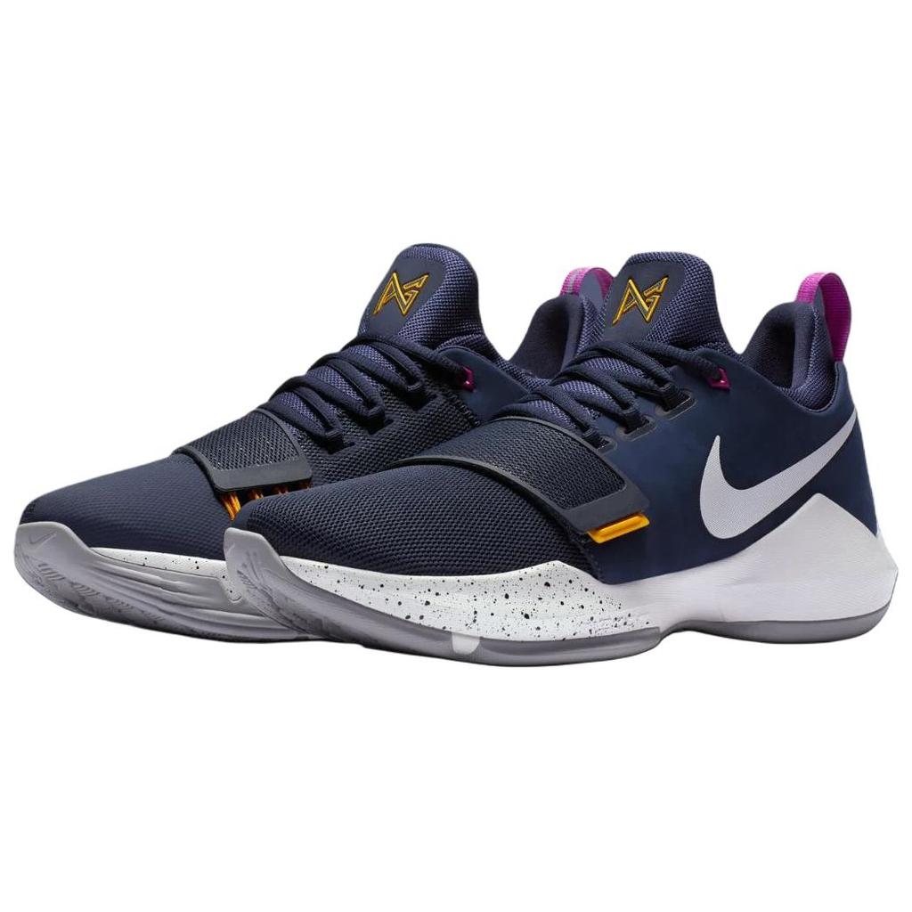 Nike PG 1 Ferocity Men Sneakers Blue Obsidian University-Gold-Hyper-Violet-Wolf-Grey IV2869-417