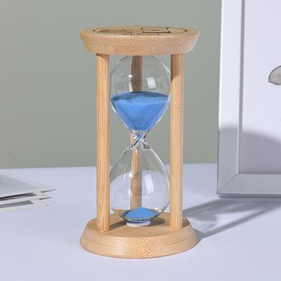 Sablier en bois 1/10 minutes, minuteries créatives, horloge de sable, outil de cuisine, mini décoration de bureau, ornement pour la maison, cadeau pour enfants