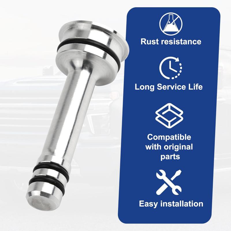 Transmission Cooler Barbell for GM 6L80 / 90 and 8L90 Thermostat Bypass Plug with Buna O-rings CNC Machined Aluminum