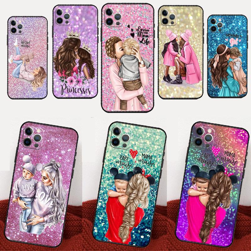 Baby Mom Girl Case For OnePlus 8 9 10 Pro 15 13 12 11 13T 13R 12R 10T 8T Nord CE 5 2 3 4 Lite N20 N30 Cover
