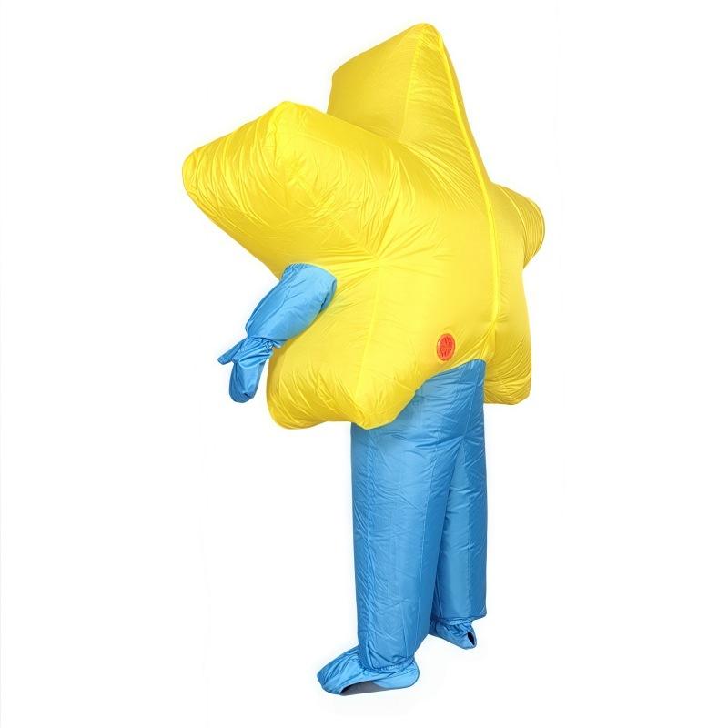 Cute Halloween Star Inflatable Costume, Adults