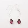 Rhodolite Gemstone 925 Solid Silver Jewelry Handmade Dangle/Drop Earrings 2.60" EE-43-39