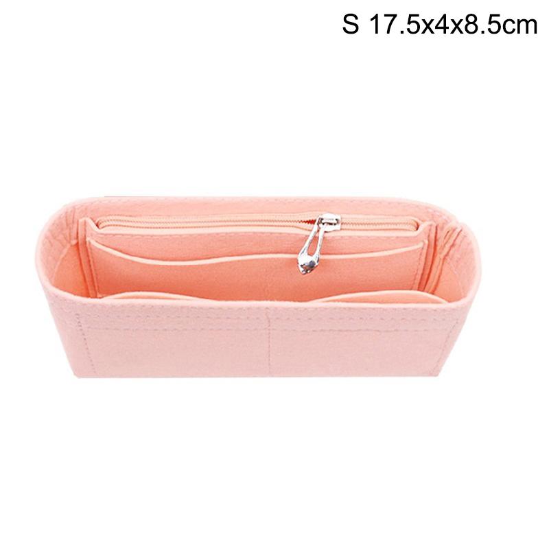 Dámská kabelka Multi-Pocket Dámská vkládací taška Plstěná látková kabelka Organizér kabelky Taška s podšívkou