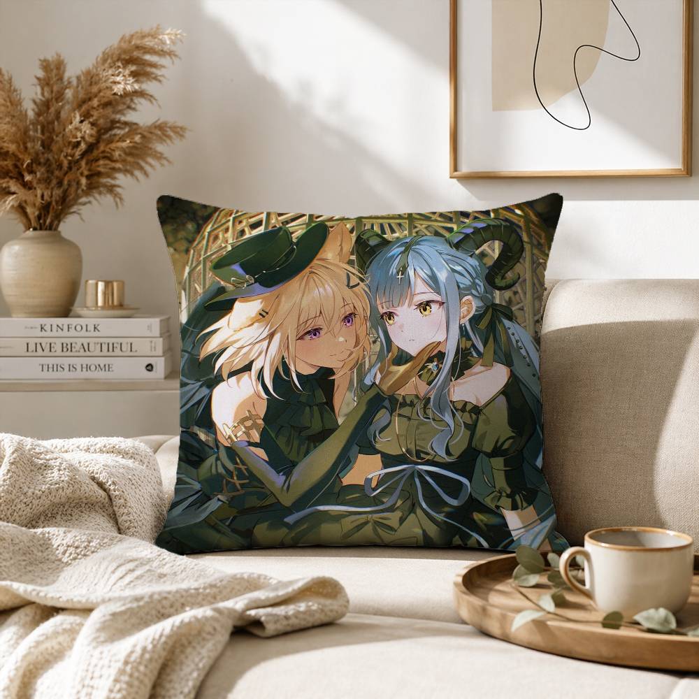 BanG Dream A-Ave Mujica Pillow Case for Sofa Living Room Home office Decor Protective Cover
