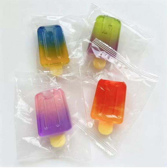 Cute Cartoon Popsicle Squeeze Squishy Toy, Soft Slow Rising Sensory Toy, Great Stress Reducing Fidget Toy For Daily Relaxation