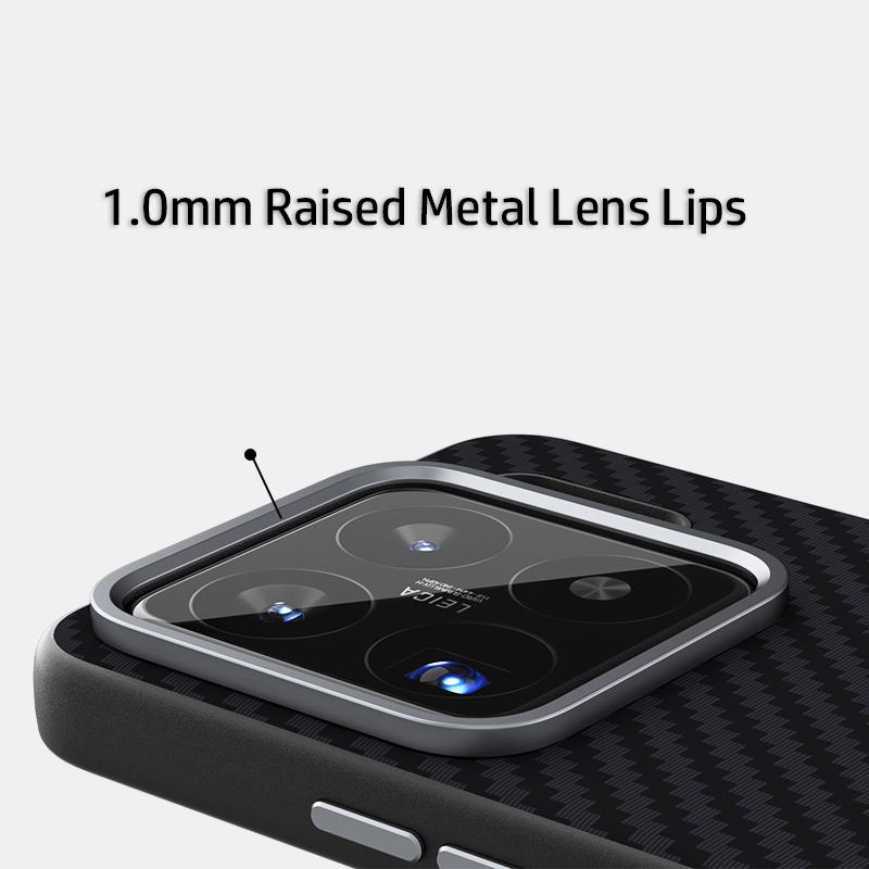 For Xiaomi 15S Pro Case Magsafe Slim Rigid Magnetic Phone Grip Carbon Fiber Leather Bumper Case Cover Metal Lens Protection