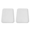 2pcs Food Tray Multifunctional Thickened Slip Resistance Chinese Fast Food Serving Tray for Dining