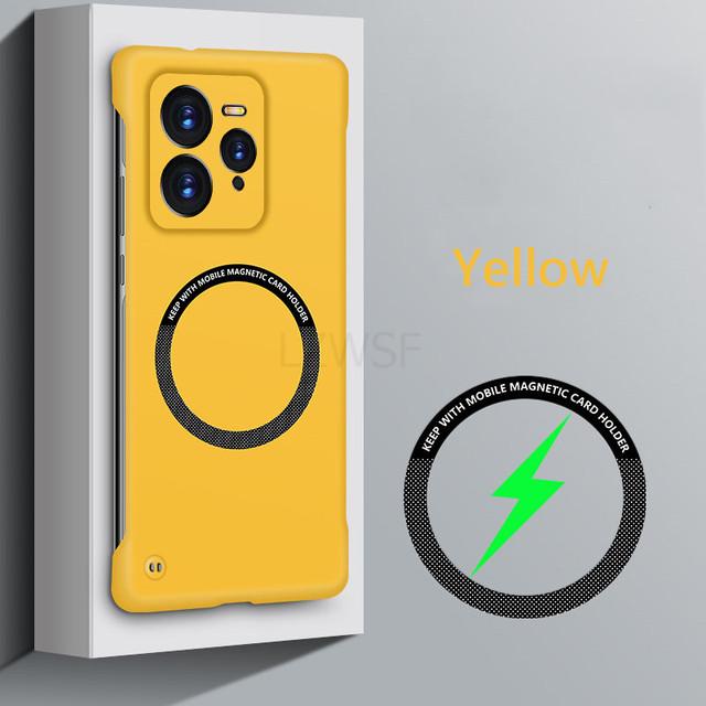 Rahmenloses magnetisches für Magsafe Slim Case für Realme GT7 Pro GT7Pro 5G Wireless Charging Hard Back Cover