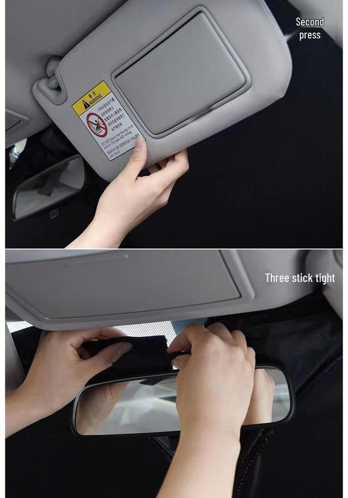 Double Layer Thickened Windshield Sunshade - Seamless Opaque Sun Protection & Heat Insulation for Cars
