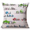 Muslim Ramadan Kareem Sofa Decoration Pillow Case Islamic Festival Eid Mubarak Style Cotton Linen Cushion Cover 45X45Cm