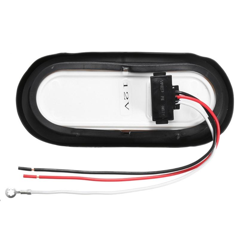 Pack of 2 Tail Lights High Visibility 24LED Recessed Suitable for Enhanced Safety on Trucks and Trailers Large Vehicles