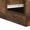 Nightstand Set 2 pcs Smoked Oak 39 x 34.5 x 50 cm
