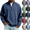 Men's Knit Casual Collar Pullover - Long Sleeve Daily Wear