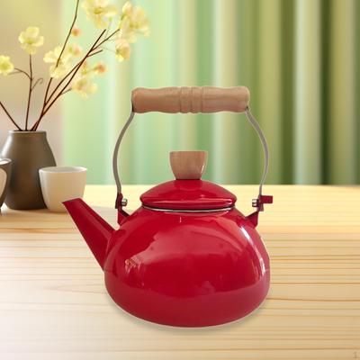 1.5L Decorative Enameled Teakettle for Cold Beverages and Parties