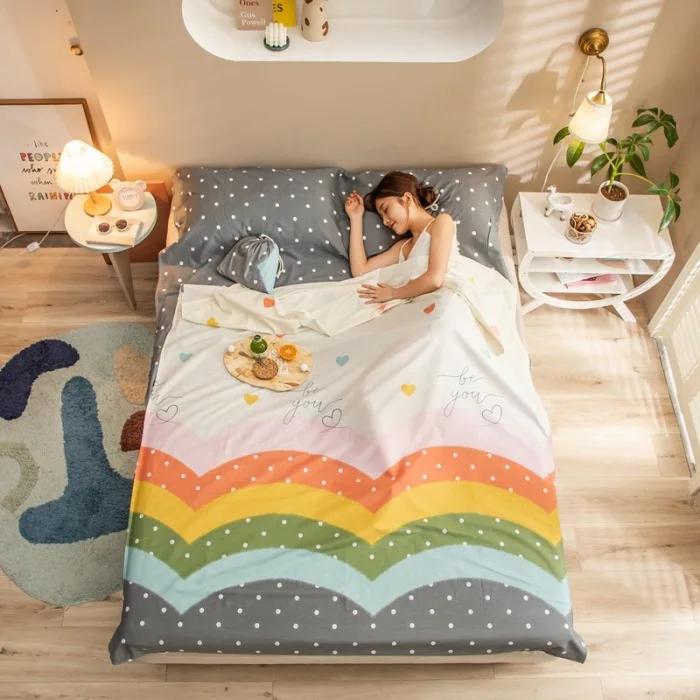 New Cotton Dirty Proof Sleeping Bag Hotel Travel Accommodation Dirty Proof Sleeping Bag