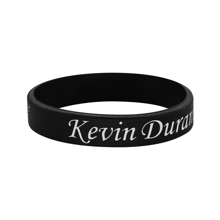 Kevin Durant Autographed Douyin Warriors Silicone Wristband Gift Bracelet with 'God Hand' KD Ring - Collector's Edition