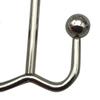 12PCS Shower Curtain Hooks Rustproof Metal Iron Double Sided Bath Curtain Hook Rings for Bathroom Bl