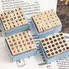 30Pcs Wood Craft Stamp Vintage Scrapbooking Stamp Wood Letter Stamper for Card Making Scrapbooking Journal Planner Albu