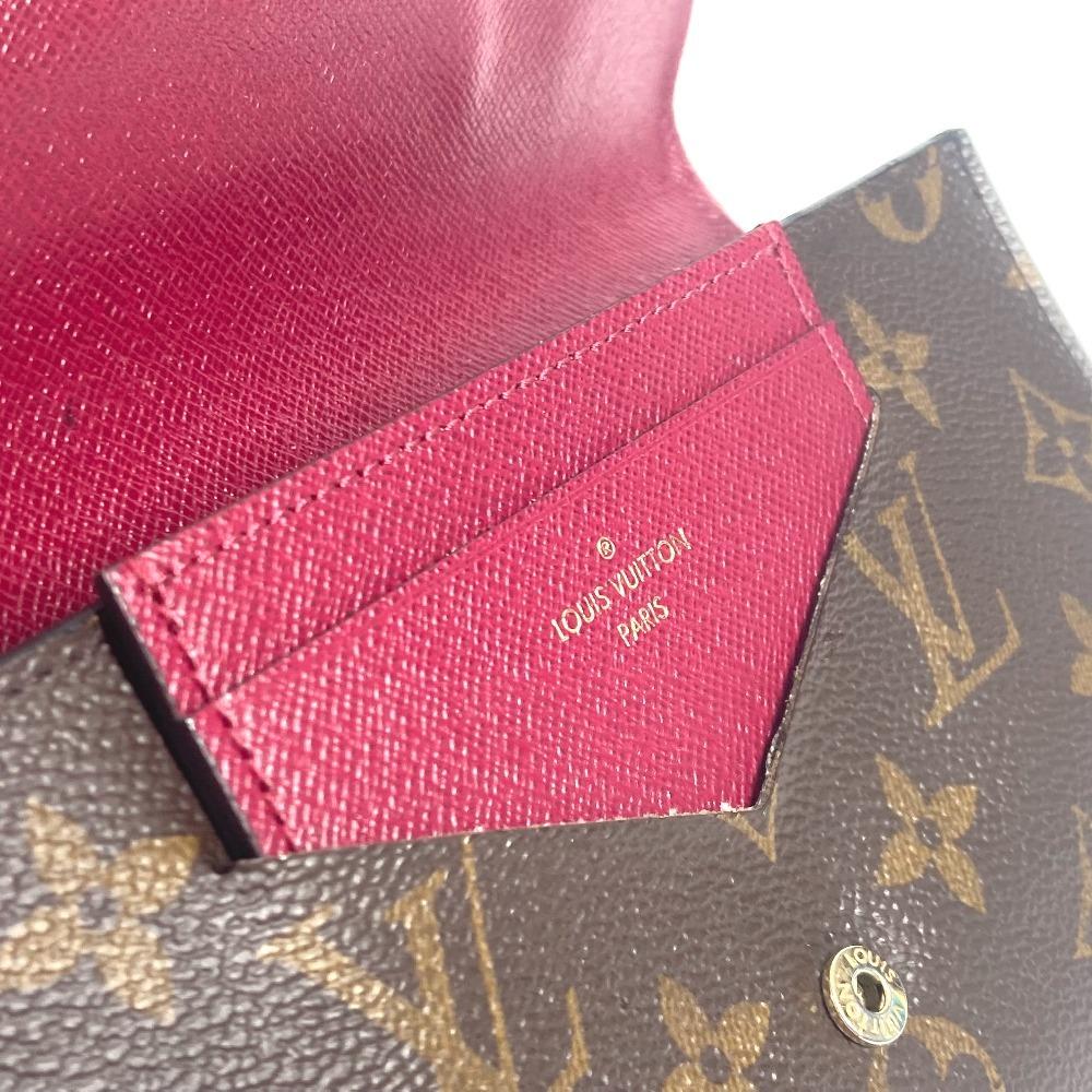 Louis Vuitton M62155 Monogram Portefeuille Jeanne Long Wallet Flap Long Wallet