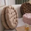 Creative Biscuit Plush Pillow: Cute, Thick Nap Cushion for Sofa and Home