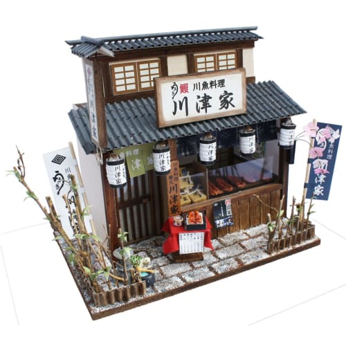 Billy Handmade Dollhouse Kit Shibamata's Long-established Shop Kit Shibamata's Eel Restaurant 8833