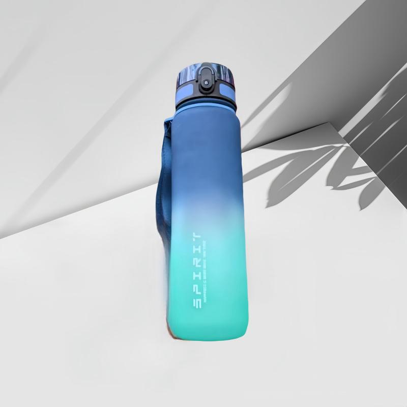 1000ML Large Capacity Sports Water Bottle Motivational Leak Proof Portable Reusable Plastic Cups Outdoor Travel Gym Jugs