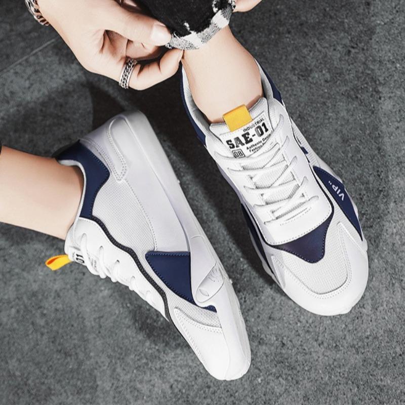 Fashion Shoes for Men's Casual Leather Shoes Trend Versatile Casual Sports Board Shoes Mens Fashion Luxury Men Sneaker Zapatos De Hombre