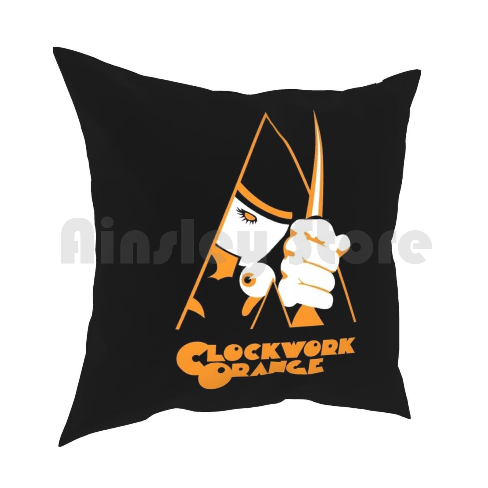 A Clockwork Orange Pillow Case Printed Home Soft Throw Pillow Clockwork Orange Naranja Mecanica Stanley Kubrick Film 30x30cm 12x12in