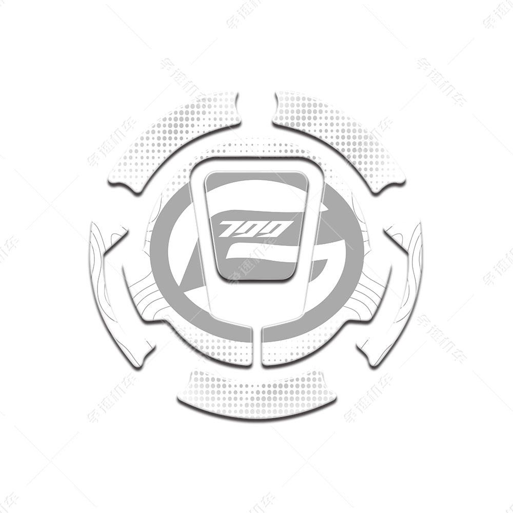 Chunfeng 700MT Motorcycle 3D Waterproof Tank Cover Stickers Kit